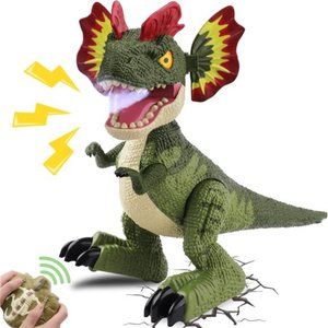 Remote Control Dinosaur Robot Toys- RC Electronic Walking Dino with Light